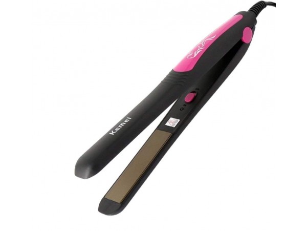 Kemei KM-328 Professional Hair Straightener (Pink)